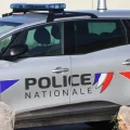 Une voiture de la police nationale française @A. Robert_Sipa _ Sipa